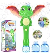 Chridark Dinosaur Bubble Wand Toys for Kids Age 3 4 5 6 7 8 Years Old: Bubbles Machine for Kids, ...