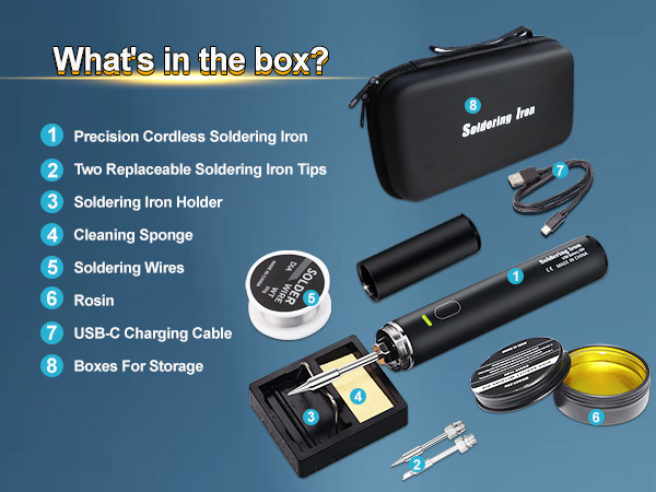 battery powered soldering iron