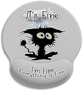 Mouse Pad with Wrist Rest, Mousepad with Wrist Support, Ergonomic Wrist Rest Mouse Pad for Desk A...