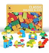 Cutedeer 138 Piece Building Blocks for Kids Toddlers, Classic Big Bricks Set Compatible with All ...