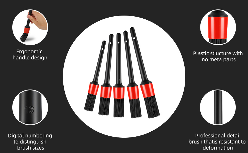 13PCS Car Detailing Brush Set