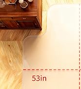 Yecaye Desk Chair Mat for Hardwood Floor, Office PVC Computer Chair Mat, Floor Protector for Roll...