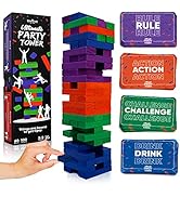 A bachelorette game like a mini jenga set and wood blocks game ideal for topple game lover.