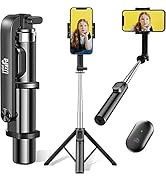 COLOR LIZARD Selfie Stick Tripod with Remote, 43" Selfie Stick &amp; Phone Tripod Compatible with iPh...