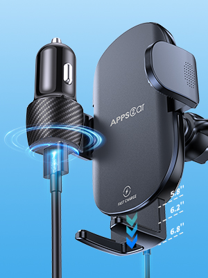 wireless car charger mount