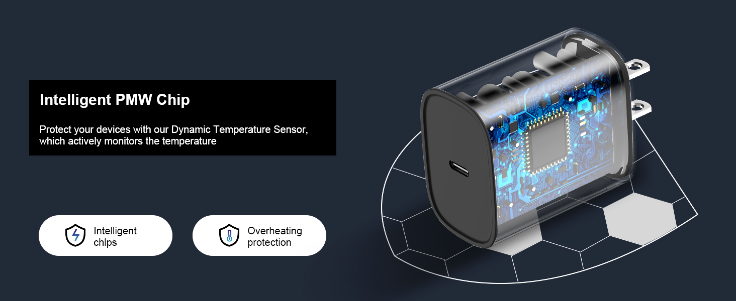 20W USB C iPhone charger fast charging block for iPhone 14 13 12 11 pro max 10ft cable