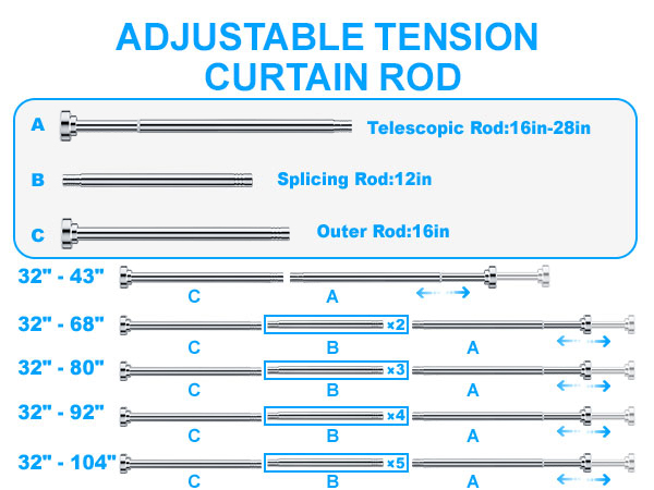 shower tension rod