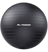 Trideer Extra Thick Yoga Ball Exercise Ball, 5 Sizes Gym Ball, Heavy Duty Ball Chair for Balance,...