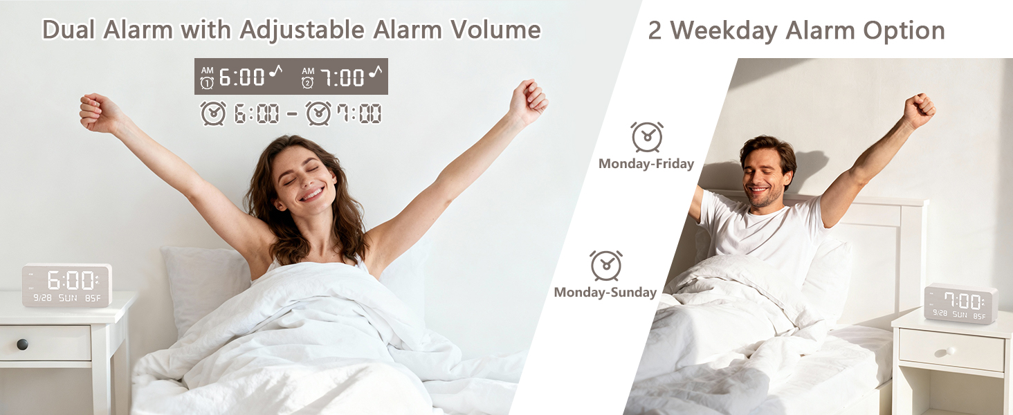 dual alarm clock