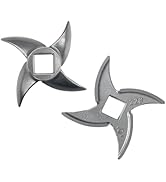 #22 Meat Grinder Blade Stainless Steel Knife Cutter Replacement, Please check the size and shape(...