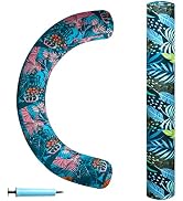 2 Pack Inflatable Pool Noodles for Adults, Soft Fabric Covered Quick Drying Swimming Pool Noodle,...