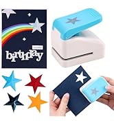 3D Star 1.4x1.4inch Embossing Punch; Punches Score Tools for Scrapbooking Journaling Paper Craft ...