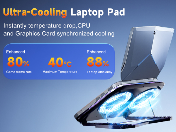 laptop fan cooling pad