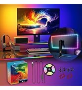 BOXPUT Gaming Lights for PC &amp; Mac - 22-32 inch Monitor Color Sync LED Lights (BPSK3 6.56ft 60 LED)