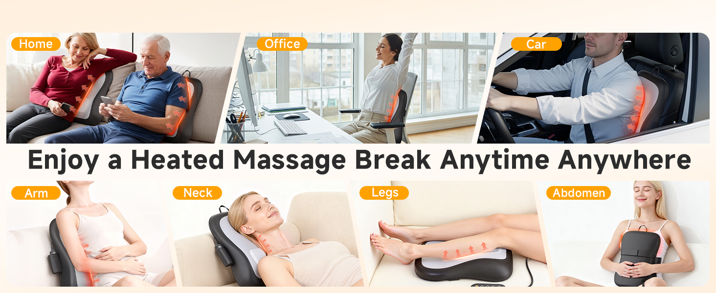 heated neck and shoulder massager