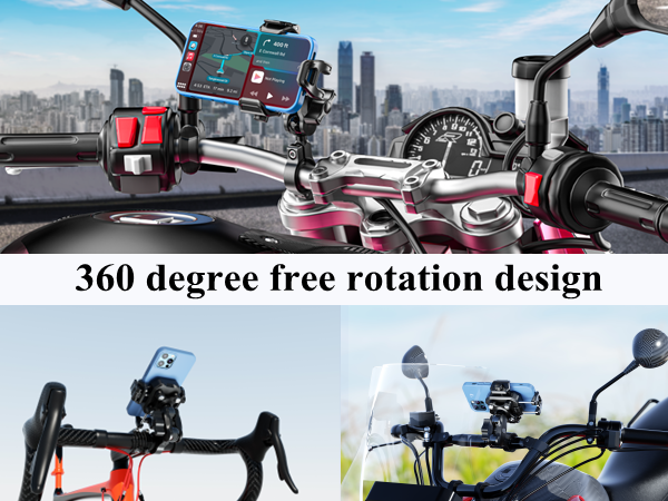 360 degree free rotation design
