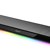 havit Computer Speakers for Desktop PC, Bluetooth 5.3 Pc Soundbar with Dynamic LED Light, HiFi St...