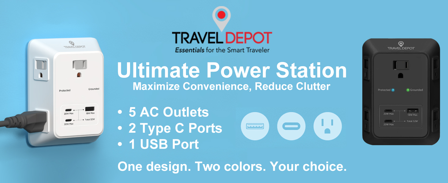 Travel Depot PD USB Wall Charger