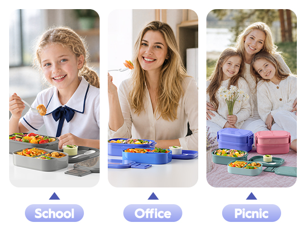 stackable lunch box containers
