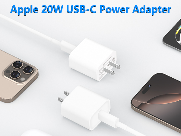 Apple MFi Certified 2Pack iPhone Charger Fast Charging 20W USB C Wall Block Type C Charger Chargers