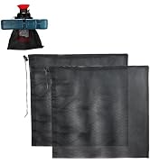 Goldlife Pond Fountain Aerator Accessories - 2 Pack Pond Pump Filter Bag, 18.1"x 17.3" Large Foun...
