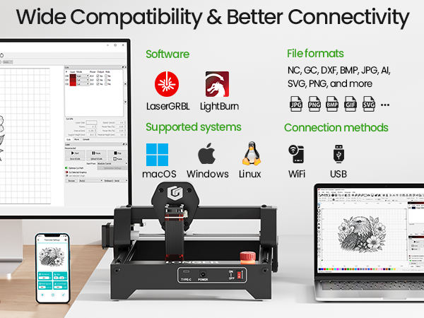 cnc laser cutter and engraver machine