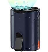 Heelkl 2024 AI Portable Fan Rechargeable, 4 Speeds 6600RPM Strong Airflow, Personal Waist Fan wit...