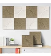 QUEENLINK 8 Pack Acoustic Panels, Decorative Soundproof Wall Panels, 12