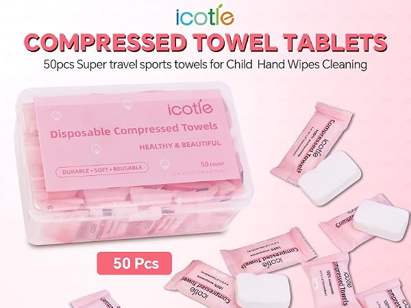 COMPRESSED TOWEL TABLETS
