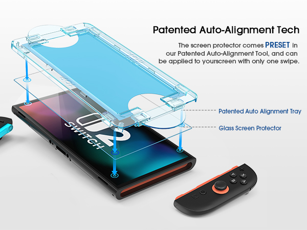 Nintendo Switch 2 Screen Protector Tempered Glass 2025
