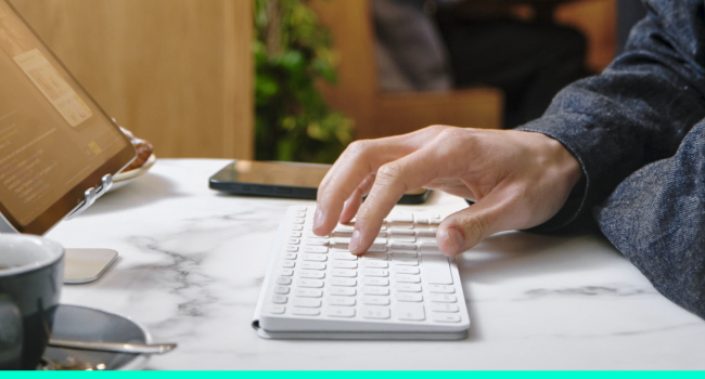 Keys-To-Go 2 Portable Wireless iPad Keyboard With Built-in Cover for iPad, iPhone, Mac, and Apple TV
