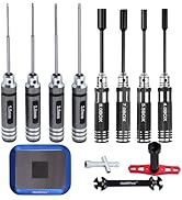 Hobbypark Hex Driver Set (1.5mm 2.0mm 2.5mm 3.0mm), Hex Nut Driver Set(4.0/5.5/7.0/8.0mm) Screwdr...