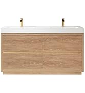 Miseno MV703060M-NM Huesca 60" Free Standing Double Basin Vanity Set with Cabinet and Stone Compo...