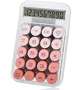 HUTUDD Cute Calculator, Mechanical Switch Calculator, Calculators Desktop 10 Digits, Desk Calcula...