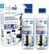 Caffenu Nespresso Descaling Solution | Coffee Machine Descaler Liquid 2 Doses | Descaler Kit | Pa...