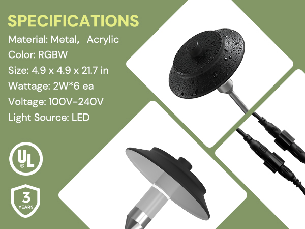 LOHAS Dusk to Dawn Low Voltage Landscape Lighting