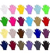 Glooarm 24 Pairs Kids Winter Gloves Boys and Girls Gloves Bulk Full Finger Warm Gloves Toddler St...
