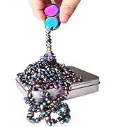FSFHSJ Mini Magnetic Balls, Over 500 Ferrite Mini Magnets, Fidget Magnetic Ball Toy for Adults, R...