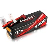 Gens ace 3S Lipo Battery 11.1V 60C 5300mAh Lipo Battery HardCase with Deans Plug for RC Car