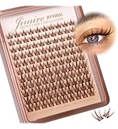 Anime Cluster Lashes Brown Lash Clusters Manga Eyelash Clusters Natural Dark Brown Individual Las...