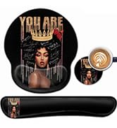 Ergonomic Gaming Mouse Pad Wrist Support and Memory Foam Keyboard Wrist Rest with Anti-Slip Base ...