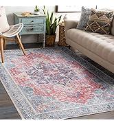 Rugshop Vintage Distressed Bohemian Area Rug 5' x 7' Gray