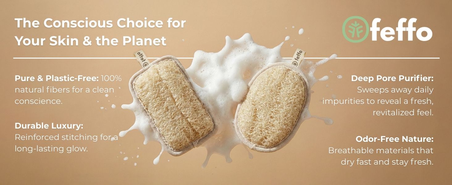 organic body washcloth, eco friendly bath accessories