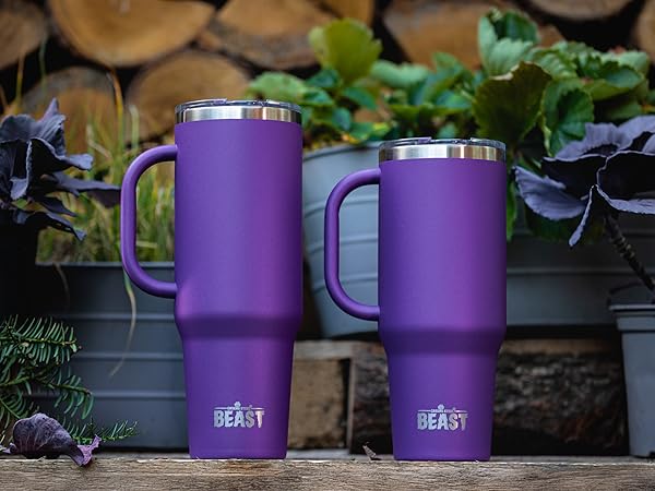 Greens Steel Beast Stainless Steel Insulated Tumbler With Handle