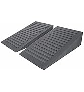 Lumia Wellness Non-Slip XL Squat Wedge (Pair), Heavy Duty Rubber Blocks, Calf Raise, Slant Inclin...