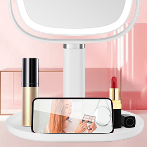 desk mirror with light