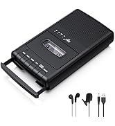 Portable Cassette Player Tape Recorder,Cassette Players Recorder, Cassettes Tape Digital Converte...