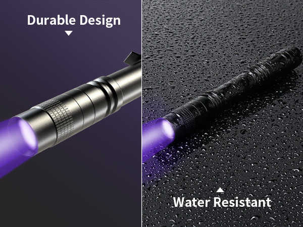 2 Pcs UV Handheld Blacklight Flashlights 12 Led 395nm Mini Light