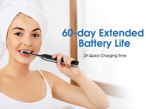 black electric toothbrush