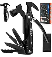 Gifts for Men, BIBURY Hammer Multitool Camping Tool, 12 in 1 Survival Gear Outdoor Multi Tool wit...